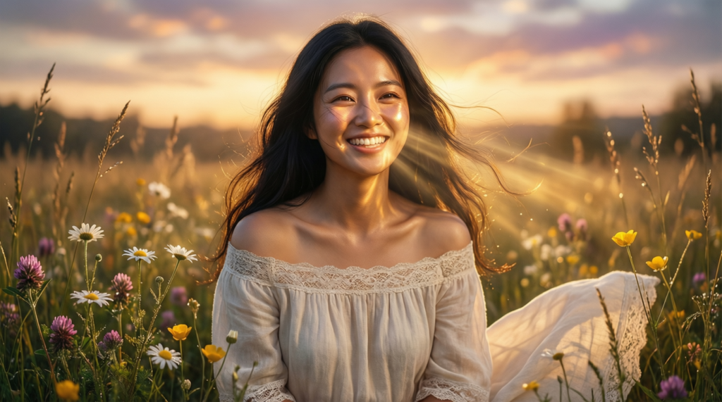 Her smile is sunshine