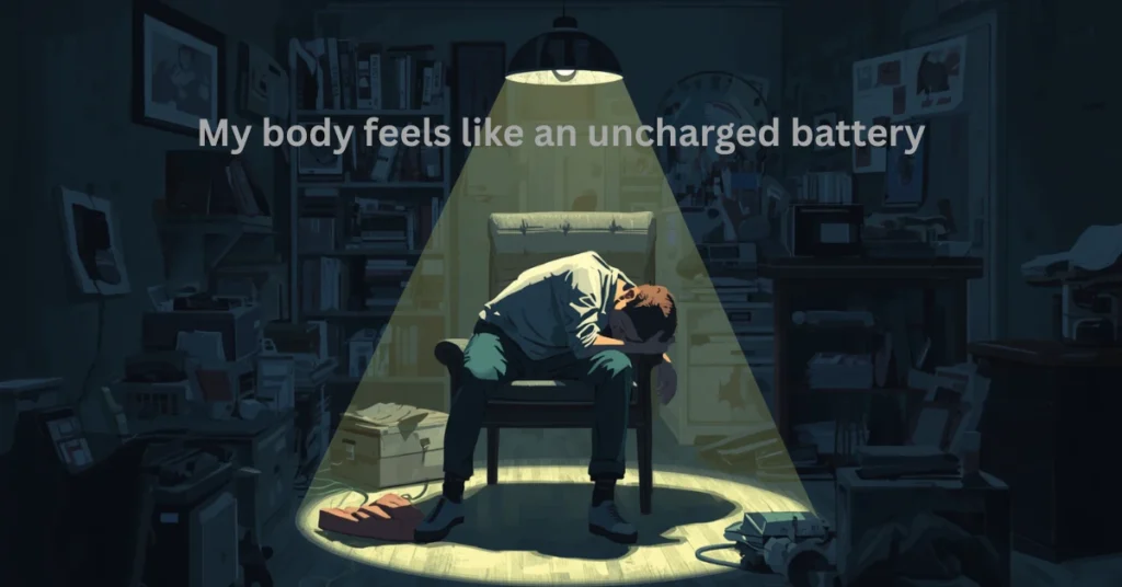 My body feels like an uncharged battery