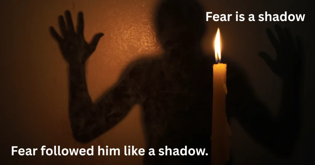 Fear is a shadow