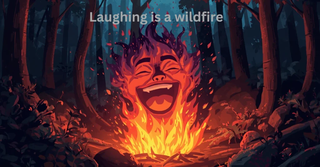 Laughing is a wildfire