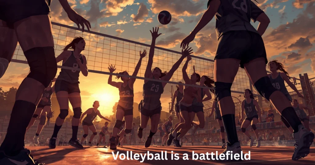 Volleyball is a battlefield