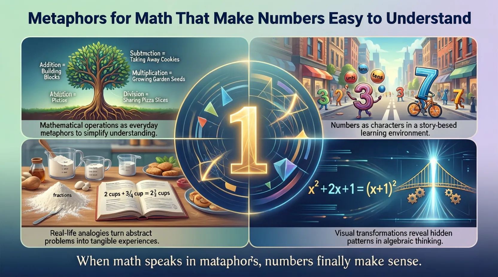Metaphors for Math That Make Numbers Easy to Understand