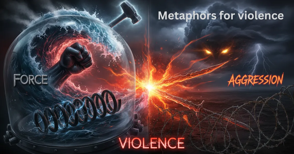 Metaphors for Violence Expressing Force, and Aggression