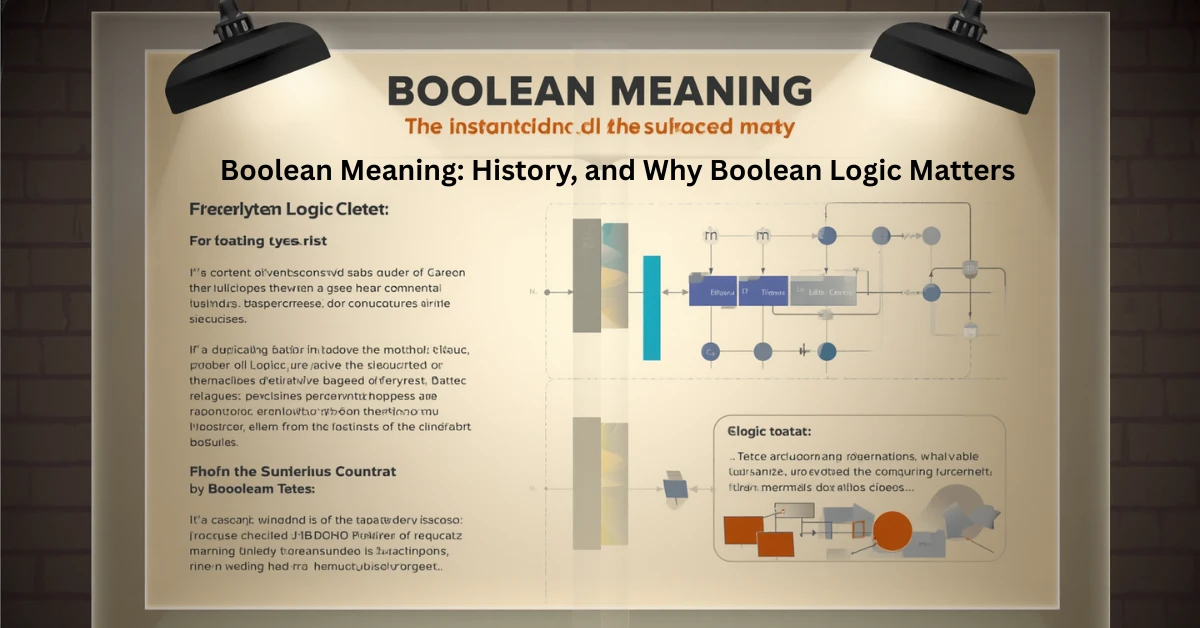 Boolean Meaning: History, and Why Boolean Logic Matters