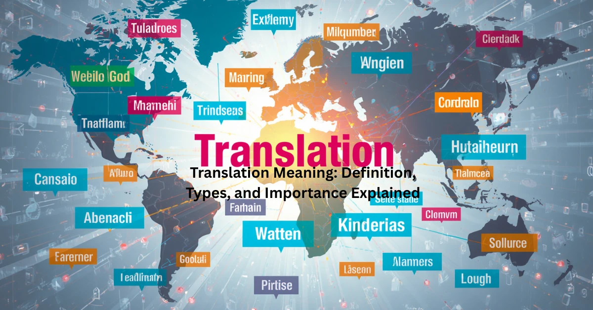 Translation Meaning: Definition, Types, and Importance Explained