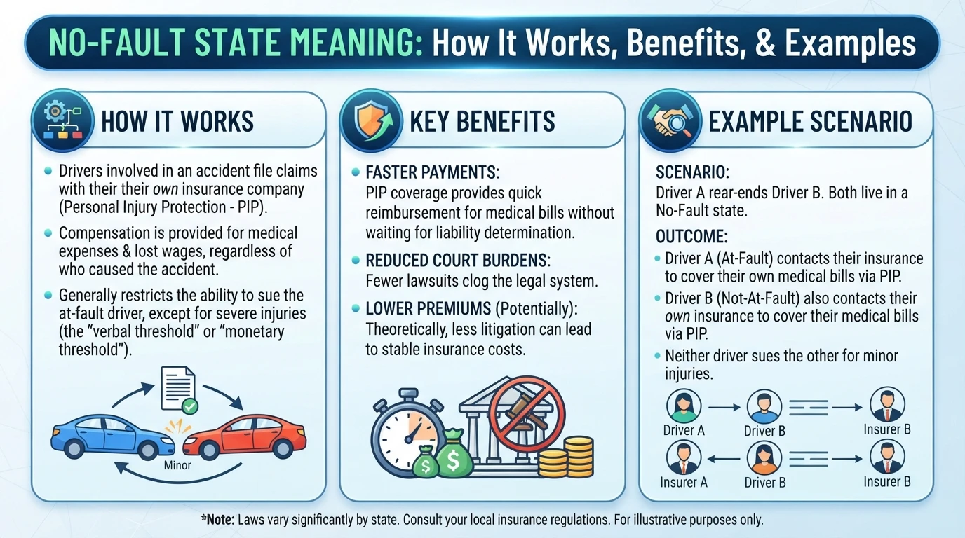 No Fault State Meaning: How It Works, Benefits, and Examples
